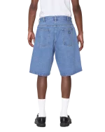 OBEY BIGWIG BAGGY DENIM SHORT RINSE INDIGO 172100090-RID - Image 2