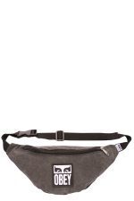 Obey Wasted Hip II Bag 100010153 BLK Pigment Black 6″ x 12″ x 0.5″