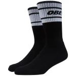 OBEY COOPER II SOCKS 100260093 BLACK/WHITE ONE SIZE - Image 2