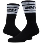 OBEY COOPER II SOCKS 100260093 BLACK/WHITE ONE SIZE