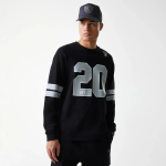 New Era Las Vegas Raiders NFL Stripe Black Long Sleeve Jersey 60667927 - Image 7