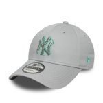 New Era New York Yankees Team Outline Grey 9FORTY Adjustable Cap 60667391
