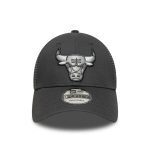 New Era Chicago Bulls NBA 9FORTY Trucker Adjustable Cap Dark Grey 60667433 - Image 2