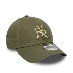 New Era New York Yankees 9FORTY Seasonal Infill Baseball Cap Green 60667435 - Image 3