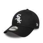 New Era Chicago White Sox MLB Side Patch 9FORTY Adjustable Cap Black 60667440 - Image 3