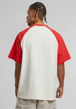 KARL KANI SIGNATURE COLORBLOCK RAGLAN T-SHIRT WHITE KM252-031-1 - Image 3