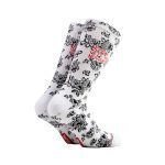 Bee Unusual "Doily retro" embroidered socks White - Image 2