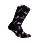 Bee Unusual "Holy Shit" combed socks Black - Image 2