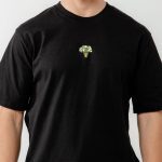 Bee Unusual The sharks are vegan Relaxed t-shirt Black - Image 3