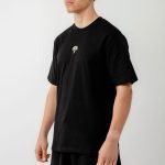 Bee Unusual The sharks are vegan Relaxed t-shirt Black - Image 4