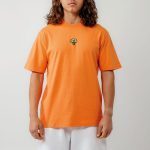 Bee Unusual The sharks are vegan Relaxed t-shirt Tangerine