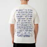 Bee Unusual " Regret Nothing " Relaxed T-shirt White - Image 2