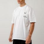 Bee Unusual " God smokes " Oversized T-shirt White