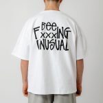 Bee Unusual " Bee FxxxING Unusual " Baggy T-shirt White - Image 2