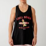 Bee Unusual " Slow waves " Tank Top Black