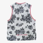 Bee Unusual " Doily " Mesh Tank Top White - Image 4