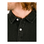 OBEY BIGWIG DENIM SS SHIRT FADED BLACK 181210425-FBL - Image 4
