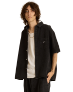 OBEY BIGWIG DENIM SS SHIRT FADED BLACK 181210425-FBL