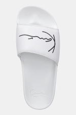 KARL KANI POOL SLIDE WHITE/BLACK KKSLDSM000001 - Image 2