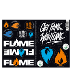 Molotow Flame Sticker Sheet A4 (21 x 29.7 cm)