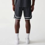 New Era Las Vegas Raiders NFL Pinstripe Black Shorts 60667938 - Image 9