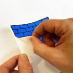 FLUX EGGSHELL STICKERS 50 PCS BRICKS CYAN 7,4 x 10,5 cm - Image 3