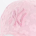 New Era Womens MLB Floral Towelling New York Yankees 9FORTY Cap Pink 60667494 - Image 2