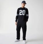 New Era Las Vegas Raiders NFL Stripe Black Long Sleeve Jersey 60667927 - Image 6