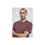 Urban Classics T-Shirt Basic Open Edge Pigment Dyed cherry TB3926 - Image 2