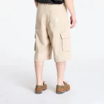 KARL KANI OG BAGGY TWILL SHORTS BEIGE KM252-021-3 - Image 2