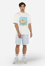 PEGADOR SANJI OVERSIZED TEE WASHED UNBLEACHED 5083-575-M-GR - Image 4