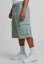 KARL KANI OG BAGGY TWILL SHORTS GREEN KM252-021-1 - Image 5