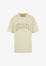 KANI PAISLEY LETTER T-SHIRT BEIGE KM252-048-1 - Image 5