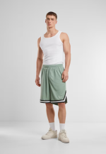 KARL KANI SMALL SIGNATURE ESSENTIAL MESH SHORTS GREEN KM-PS011-102-13 - Image 4