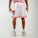 Bee Unusual Basketball Retro Shorts White-Red AB-259004 - Image 3