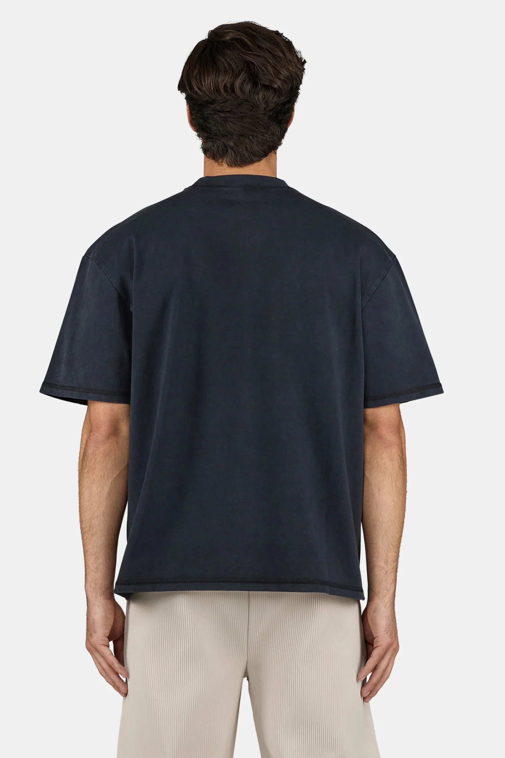 PEGADOR SIGNAR OVERSIZED TEE VINTAGE BLACK UNBLEACHED 4616-065/352-M-GR  - Image 4