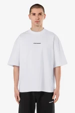PEGADOR LOGO BOXY TEE WHITE BLACK GUM 1950-004/001315-M-GR