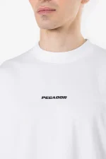 PEGADOR LOGO BOXY TEE WHITE BLACK GUM 1950-004/001315-M-GR - Image 2