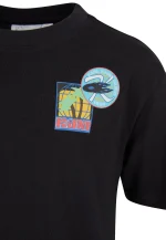 KARL KANI KIDS KANI PATCHES T-SHIRT JUNIOR BLACK KC252-003-1 - Image 3