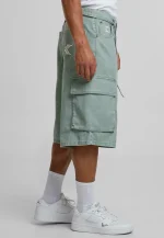 KARL KANI OG BAGGY TWILL SHORTS GREEN KM252-021-1 - Image 4
