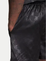 Karl Kani Signature Aop Resort Shorts Black KM252-010-1 - Image 3