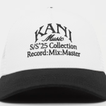 Karl Kani Woven Signature Kani Music Trucker Cap Black/White KA252-013-1 - Image 3