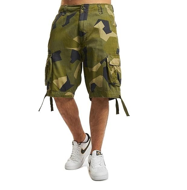 71XKxR0l9fL._AC_SY606_ Brandit Urban Legend Shorts Swedish Camo/Olive/Blue 2012.125 - Image 1
