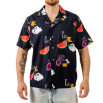 Bee Unusual Watermelon Feta Short Sleeve Shirt AT-2512561