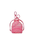 SPRAYGROUND PINK 3AM RIPTIDE KEYCHAIN K7933 7.5 cm x 9 cm x 3.8 cm