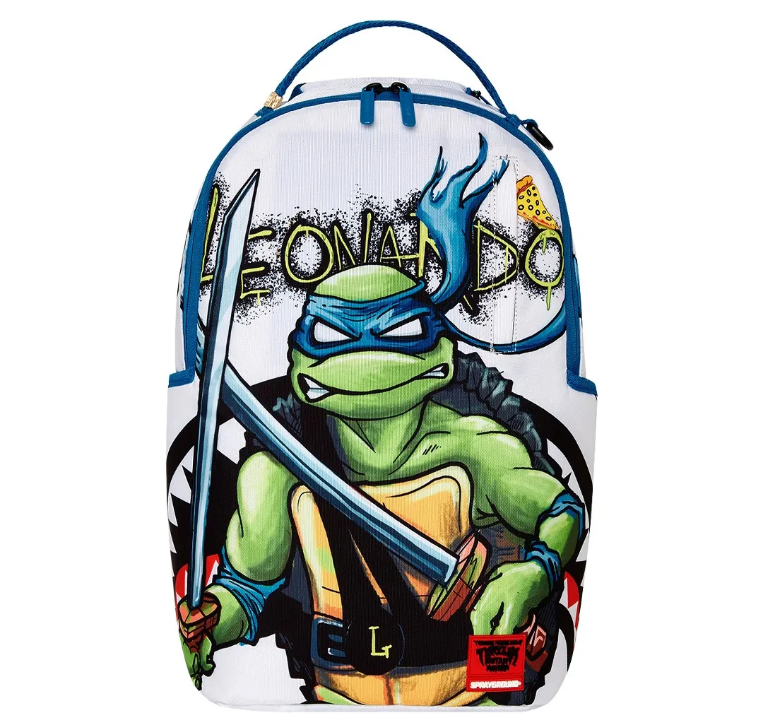 tmnt SPRAYGROUND TMNT MUTANT MAYHEM LEO DLXR BACKPACK B7048 27 cm x 45 cm x 15 cm - Image 1