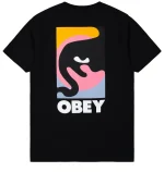 OBEY QUARTER ICON TEE BLACK 165264193-BLK - Image 2
