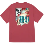 OBEY LISBON ICON TEE RED 165264239-MIR - Image 3