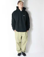 OBEY BOLD STAR EXTRA HEAVY HOOD FLEECE BLACK 112470224 BLK - Image 3