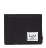 HERSCHEL SUPPLY ROY WALLET BLACK 30072-00001-OS 3.50"(H) x 4.50"(W) x 0.50"(D)